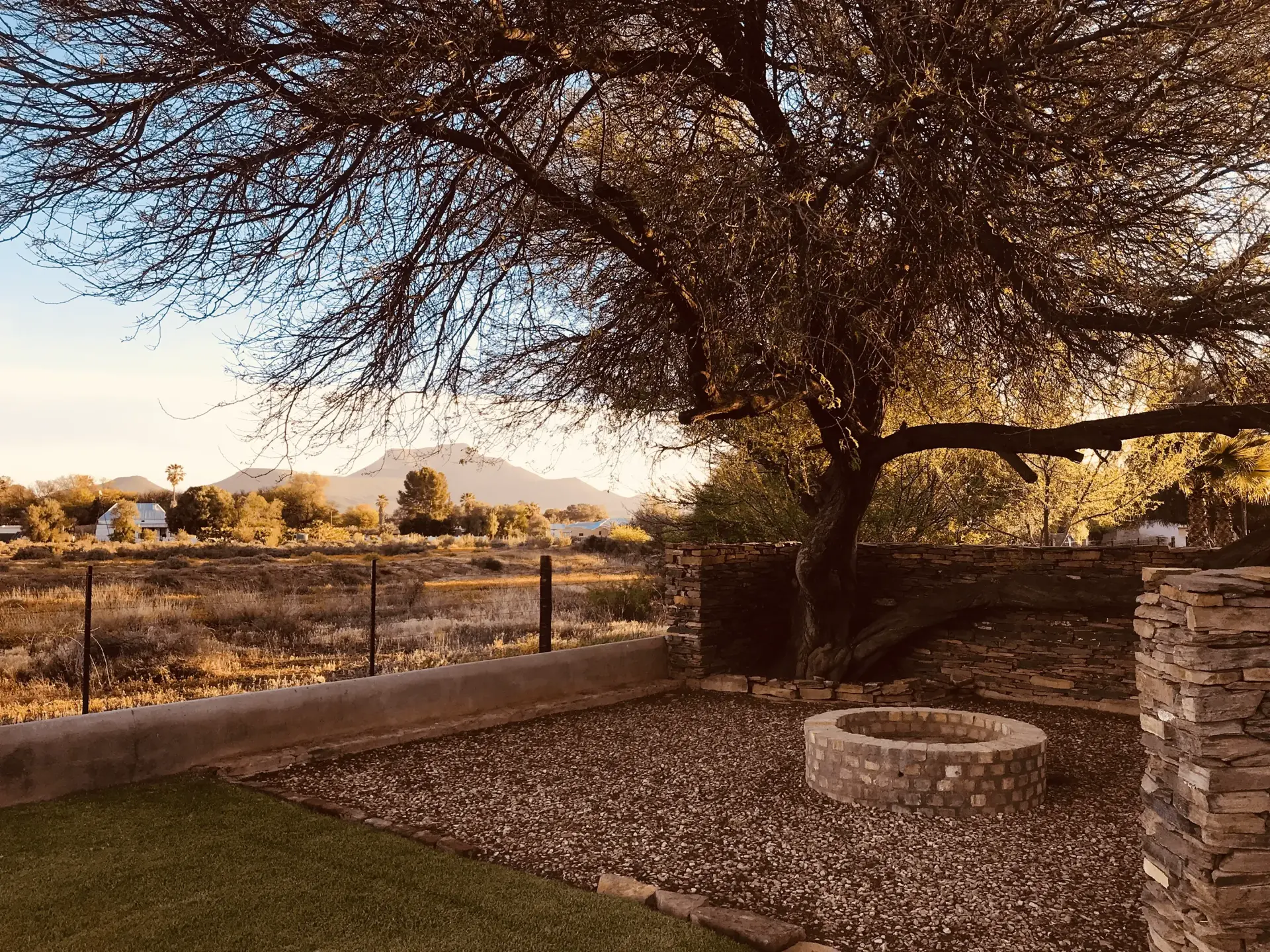 Tarantula Guesthouse property grounds in Calvinia